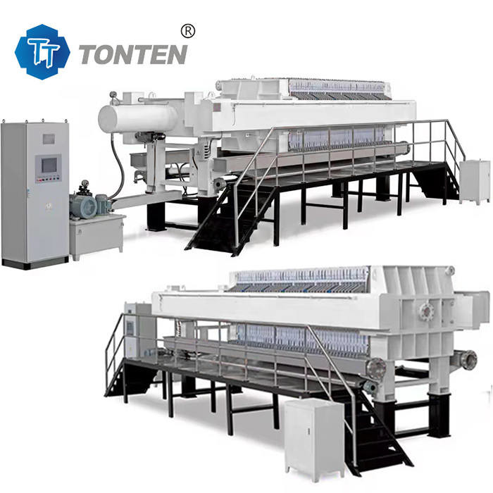 OEM Dewatering Mud Sludge Filter Press Machine Hydraulic System