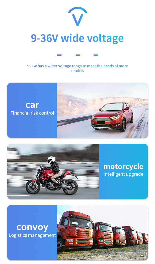 GT02A Electric Truck Motorcycle Auto GPS Locator 9-36V DC