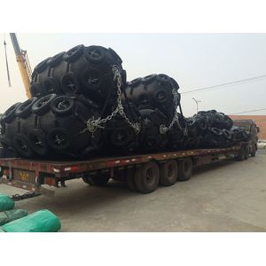 China Dia 3000mm Yokohama Ship Floating Pneumatic Fender Integral Winding Durable on sale