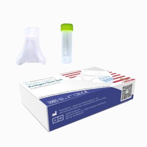 15-20 Minutes Saliva Antigen Test Kit 99% Accuracy 70mm