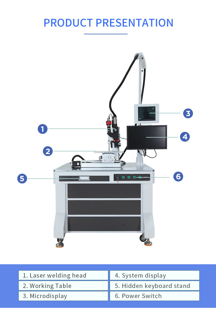 200w 300w 400w Yag Laser Welding Machine Stainless Steel Titanium Mold Repair Welder