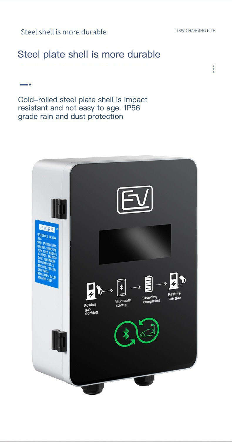 16A 32A Electric Car Wallbox AC Charger Level 2 EV Charging Station