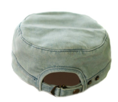 Wholesale good quality cotton sport hat No embroidery and printing with for factory supplier brown&blue 56-58CM Army hat