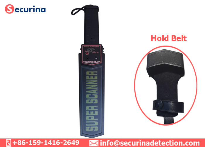 Portable Electronic Security Metal Detector Wand Intelligent Alarm Continuous Adjustment