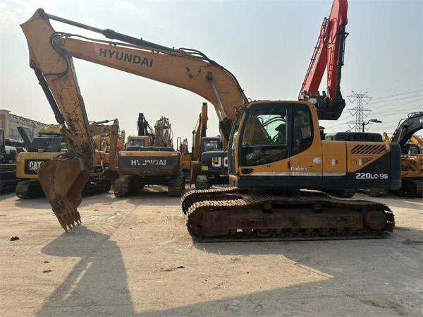 Original Paint Used Hyundai R220LC-9S Excavator Secondhand Hyundai 220 Crawler