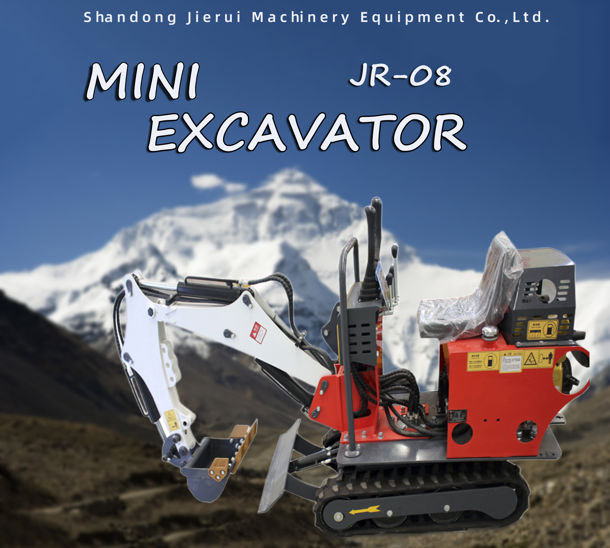 2450mm Max Digging Radius Hydraulic Micro Crawler Excavator For Home Improvement