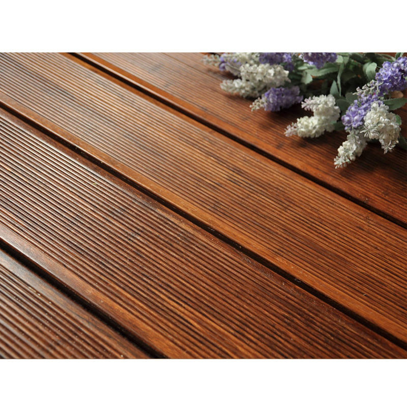 High Density Carbonized Bamboo Composite Decking Treated Wood Flooring