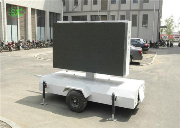 lR1G1B p4.81 Outdoor led mobile digital advertising sign trailer，truck mounted