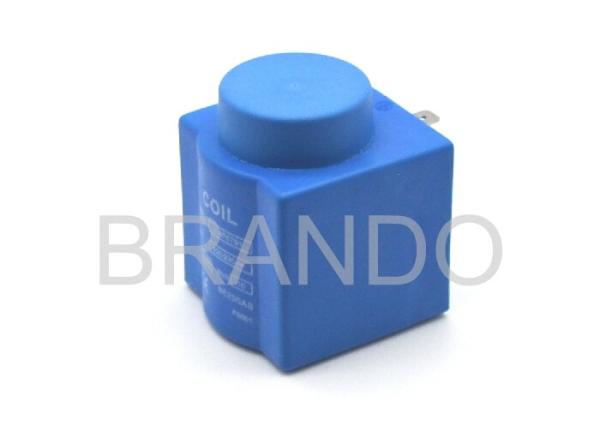 R134a Refrigeration System Pneumatic Solenoid Coil EVR 230V Brass Body Blue