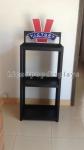 Waterproof Wine Display Stand Free Standing Wine Display Rack With Printed Logo