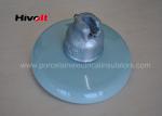 Grey / Brown / White Suspension Type Insulators , Porcelain Disc Insulator With