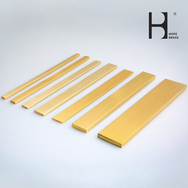 OEM 2000mm Long Brass Solid Rod , Fadeless Brass Round Stock