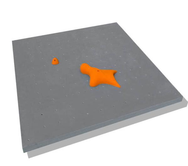 Customized High Intensity FiberGlass Resin Rock Climbing Wall Panel for Speed