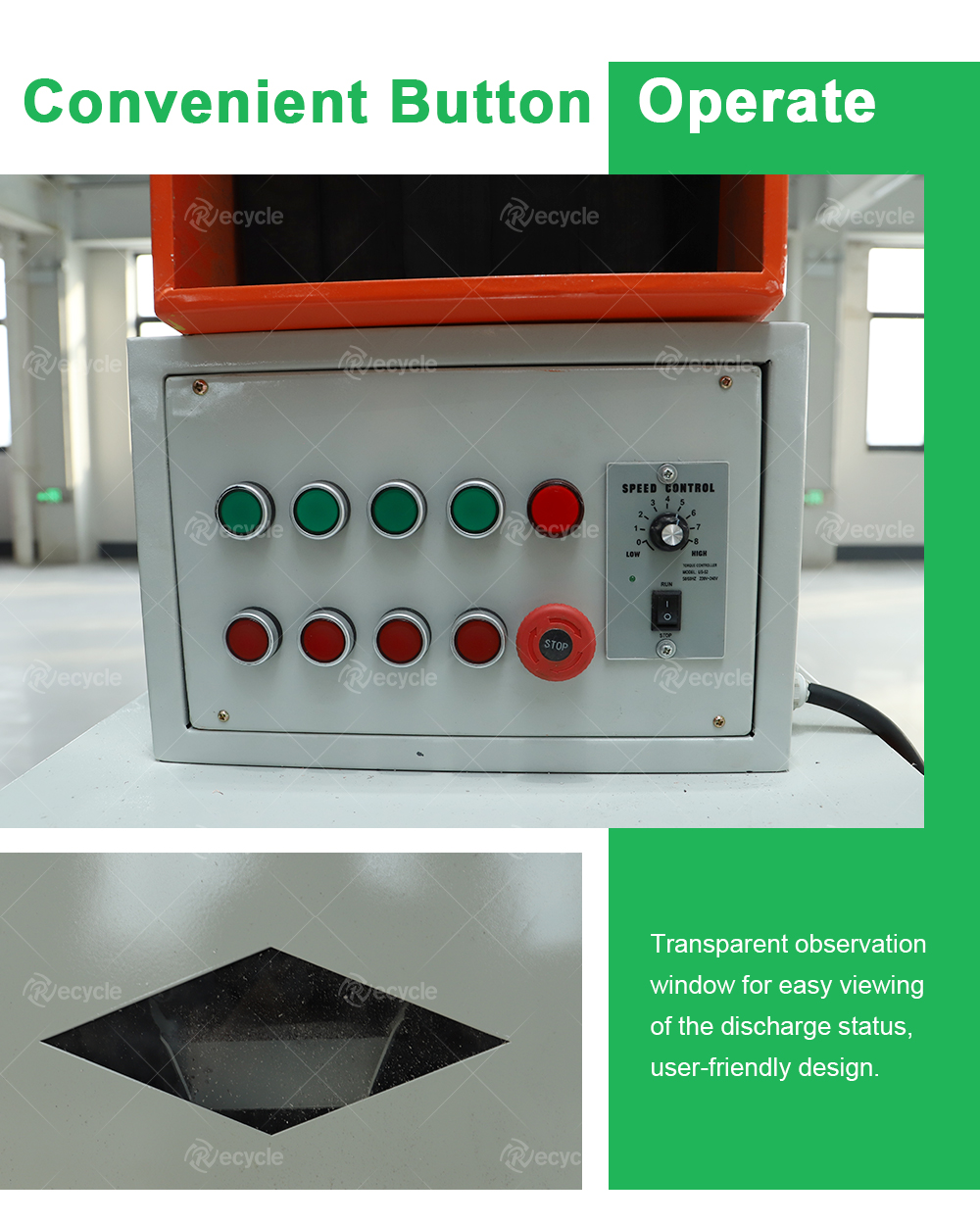 Mini Scrap Cable Recycling Machinery 260KG Weight for Mini Copper Wire Granulation