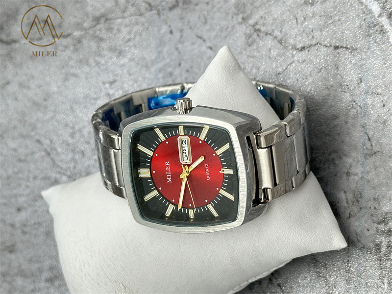 Men's Watch Waterproof Quartz Timer Fashion Brand Watch Men's Stainless Steel