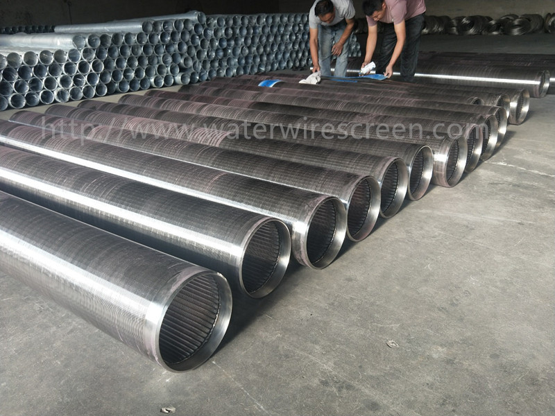 Rod Based Tubular Wire Wrapped Screen Full Welded For Food Processors