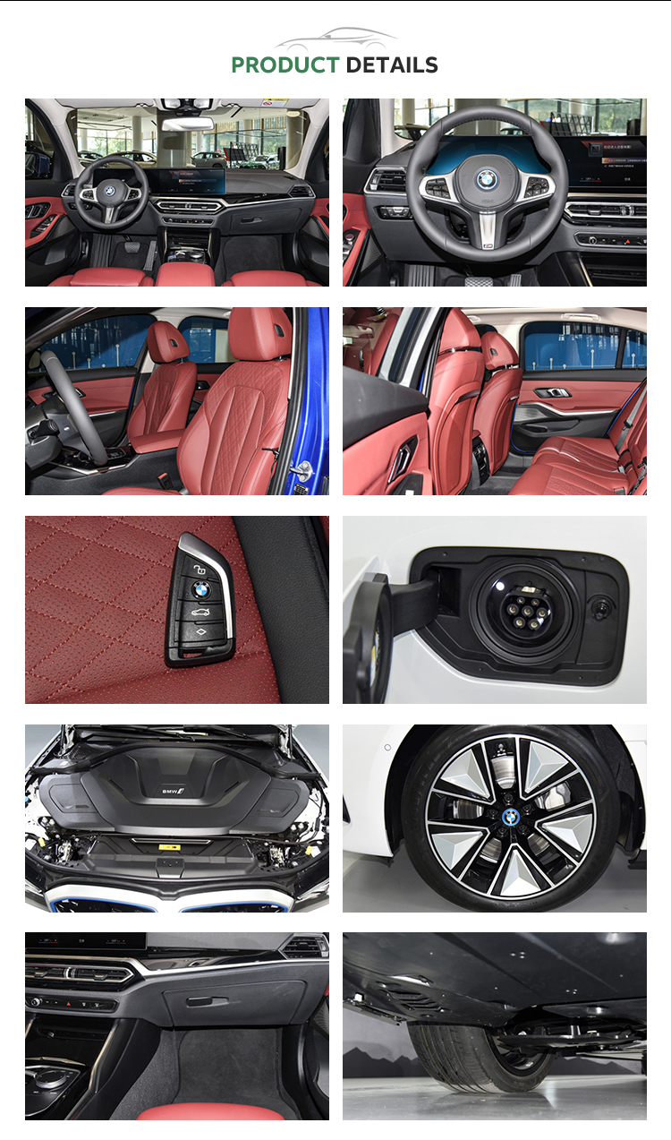 BMW i3 Luxury Sedan Energy Electric Car in Rear Motor Layout and 250 kW Maximum Power