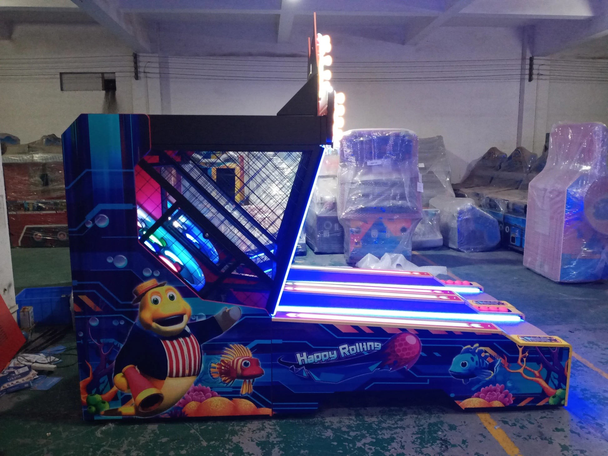 Happy Rolling Bowling Sport Game Machine Amusement Coin Operated Electronic Lottery Ticket Redemption Games
