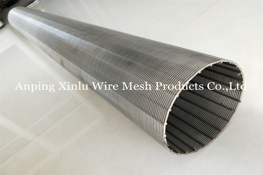 300 Micron V Wire Johnson Screen Slotted Filter Pipe For Water Well
