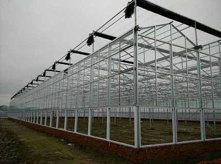 Hydroponic System for Aquaponics in Multi-Span Agricultural Greenhouse