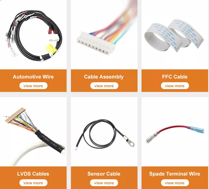 JST Molex Electronic Cable Custom Wire Harness And Cable Assembly