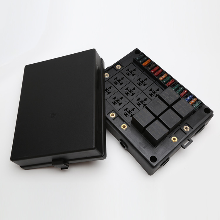  15 Slots Universal Fuse Relay Box ATC ATO Fuse Holder and Relay Panel for 4 or 5 Pin Relays Manufactures