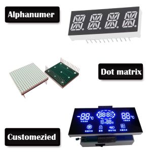 0.28" To 4" 7 Segment LED Display , 1 To 6 Digits Segment LED Display