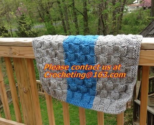 Colorful knit blanket, handmade wool blanket, knit blanket, knit dog sweater,
