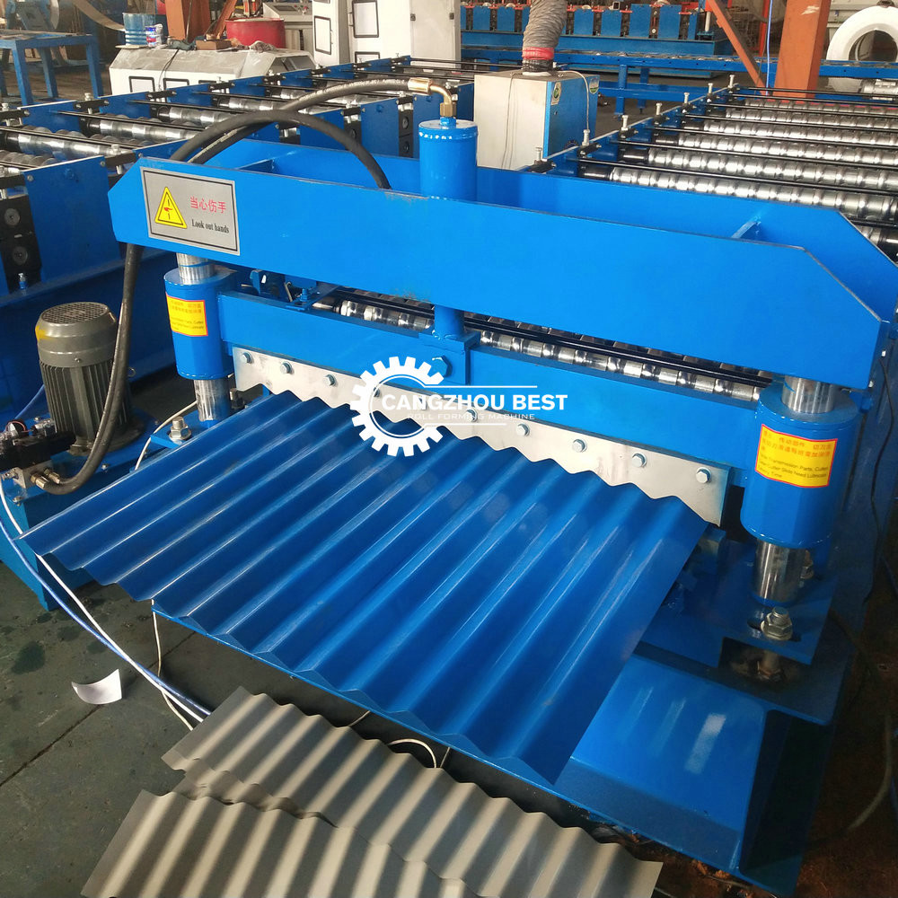 SGS 8.5kw Steel Forming Machine Speed 8-12m/Min