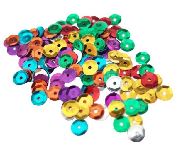 365 Colors Loose Round and Circle PVC Sequin Panels for Weddings Parties Cloth