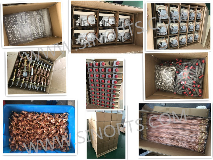 Gas Fryer Thermostat Control Valve 110-190 Degree LPG Thermostatic Valves Gas Safety Control Valve