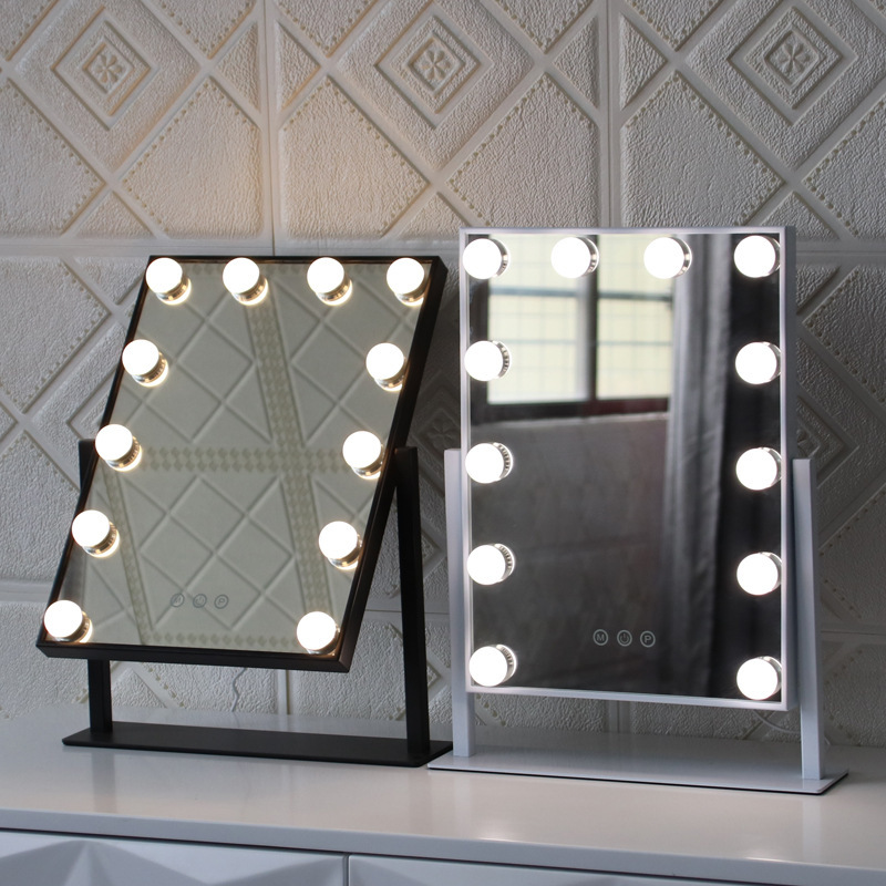Desktop Illuminated Hollywood Mirrors Vanity Lights USB Dimmer Lamp