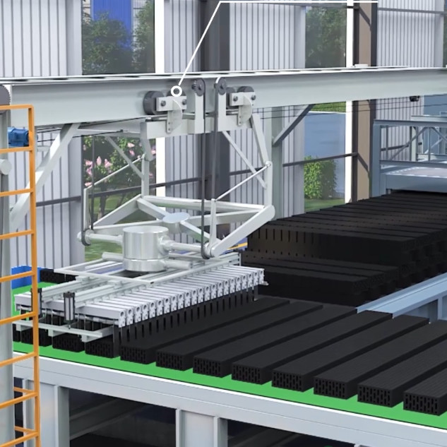 High Capacity Automatic Stacking Machine Fired Clay Brick Making Machine 25000 Bricks/hr