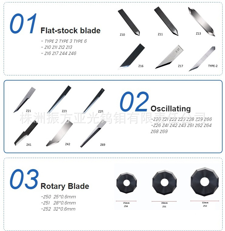 Solid Tungsten Zund Cutter Carbide Circular Blade Z3 High Cutting Performance