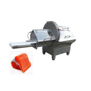 Thickness Adjustable Frozen Fish Fillet Cutting Machine Capacity 200pcs / Min