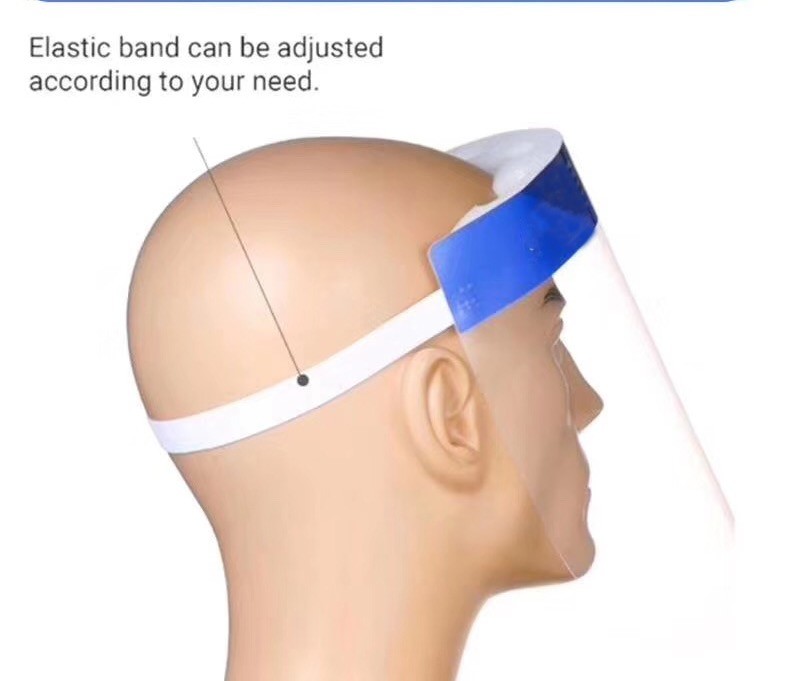 Transparent Disposable Face Shield Safety Face Splash Shield Anti Bacteria