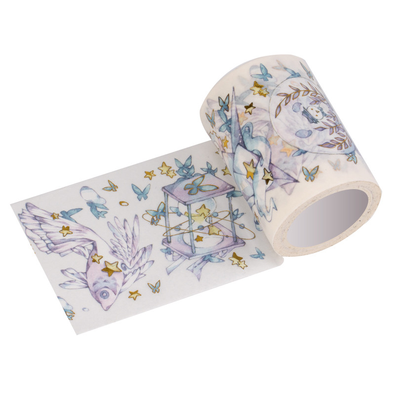 Custom Printed Waterproof PET Colored Washi Tape For DIY Scrapbook