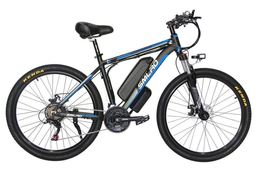 Disc Brake 29 Inch Electric Bicycle , 13Ah Smlro C6 Electric Bike