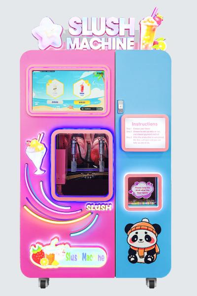 High Capacity Commercial Slush Frozen Drink Fruit Smoothie Vending Machine