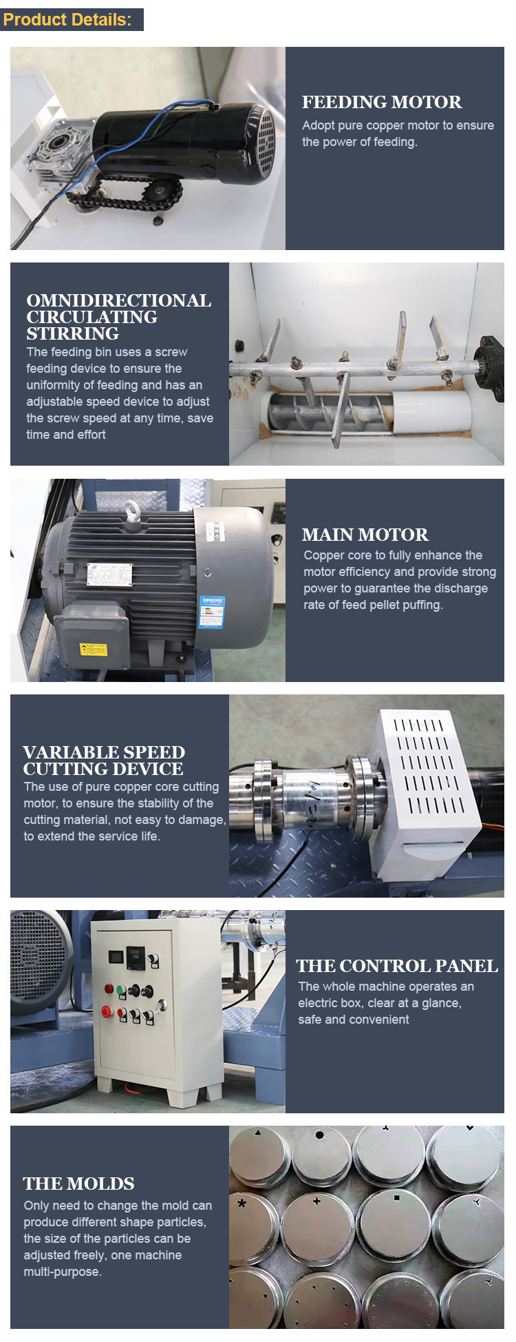 Compact Structure Poultry Feed Making Machine 220V Feed Processing Machine