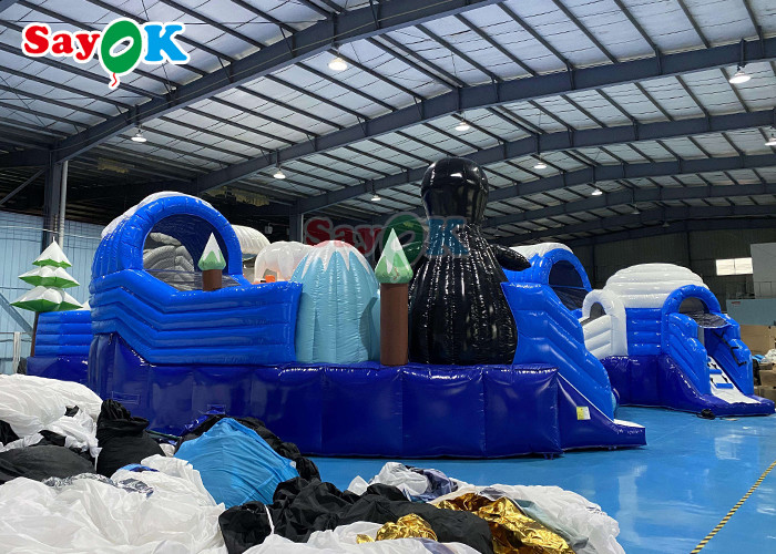 Inflatable Sea Snail Land Slide Water Park Beach Commercial Amusement Water Games Swimming Pool For Kids