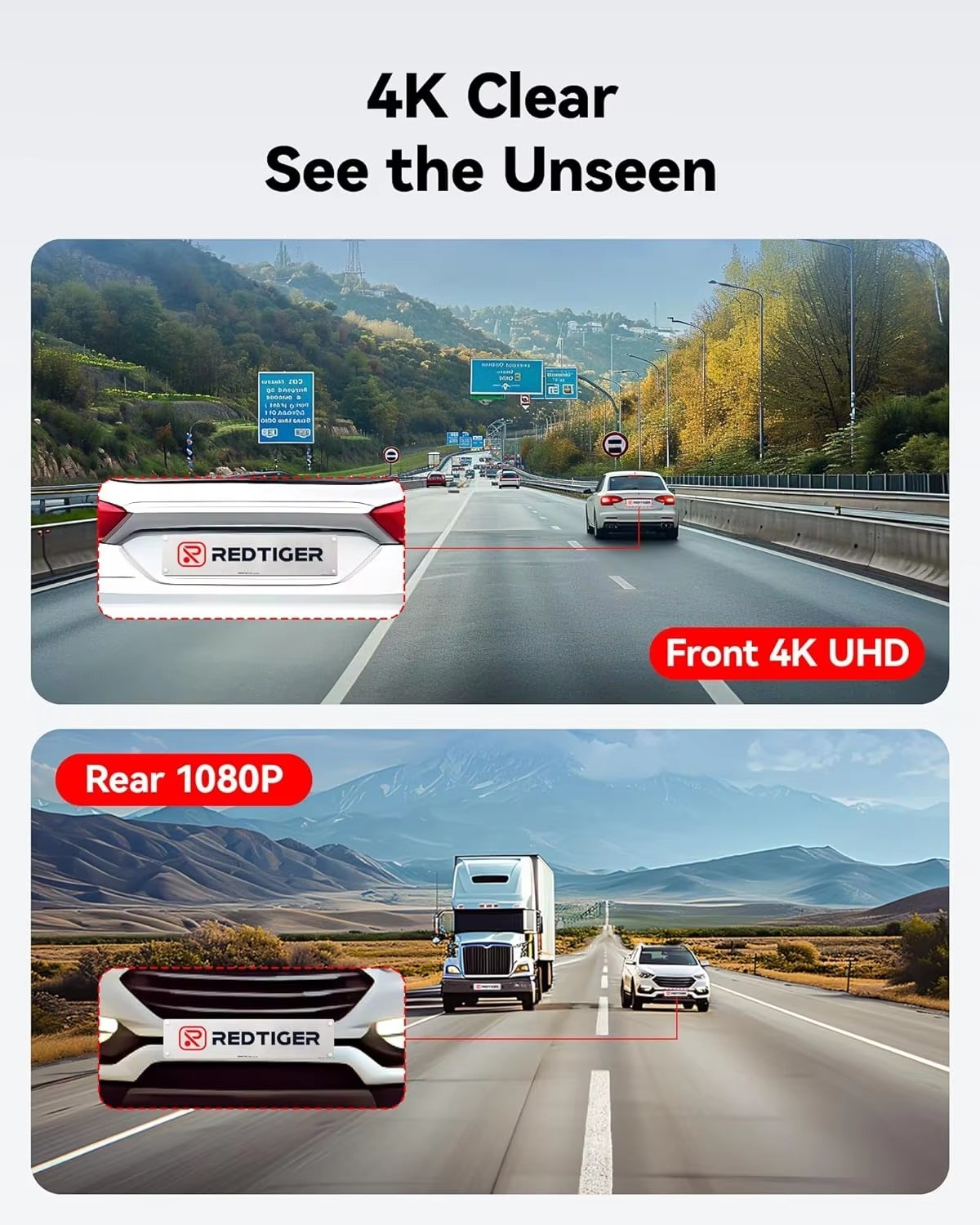 1080P Full HD Car Camera DVR 3 Lens Rearview Mirror Driving Recorder 170 Wide Angle