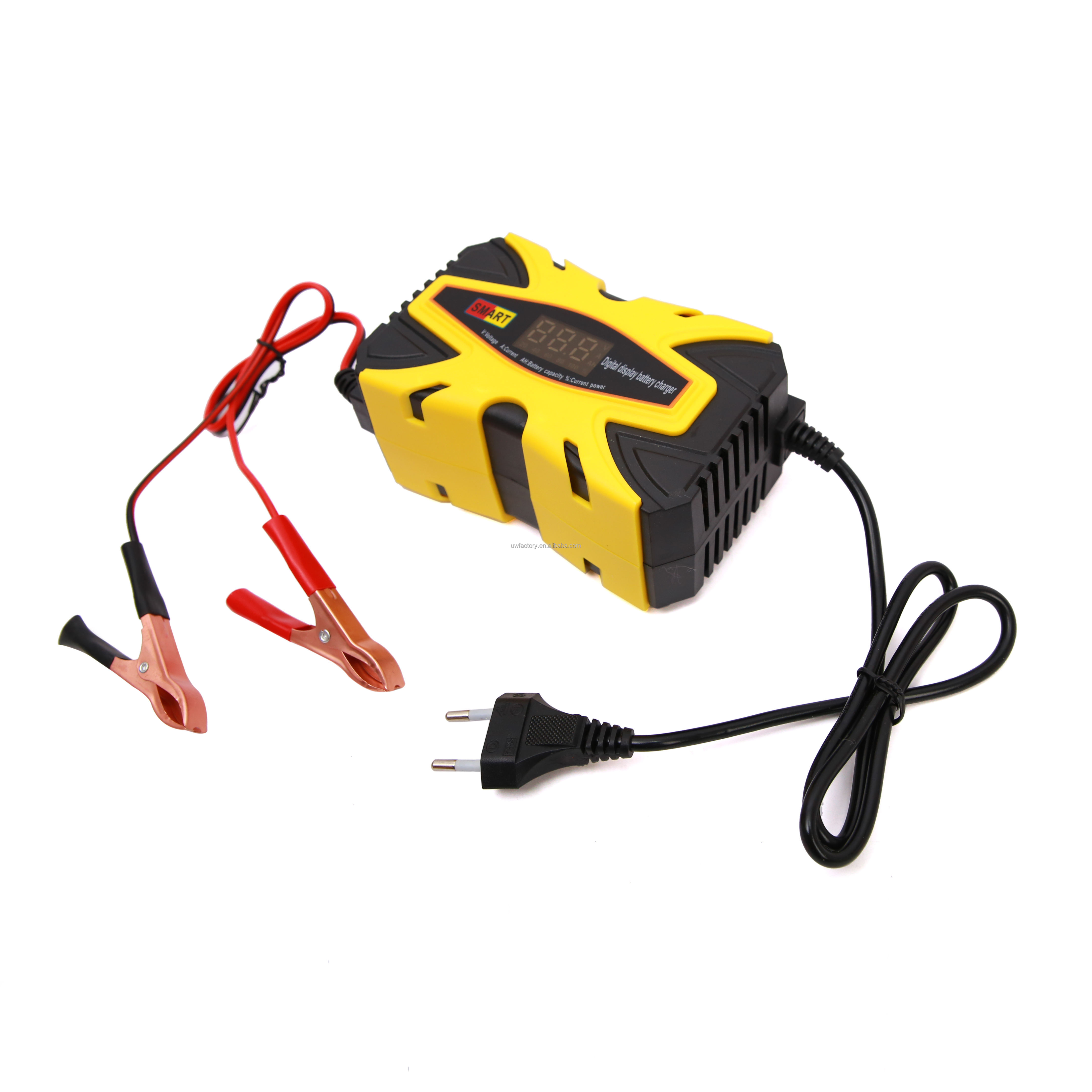 12V 6A 8A 10A Battery Charger for Motorcycle Car Lead Acid Battery Fast and Safe Charging Speed