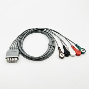 EY6511B Lead Wire ECG Multiscene , TM80 TD60 ECG Telemetry Cable