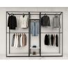 Buy cheap High quality black powder coat metal display rack for clothing store, gift shop, from wholesalers
