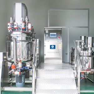 Bottom Homogenizing Body Cream Mixer Machine 50Hz/60Hz High Speed