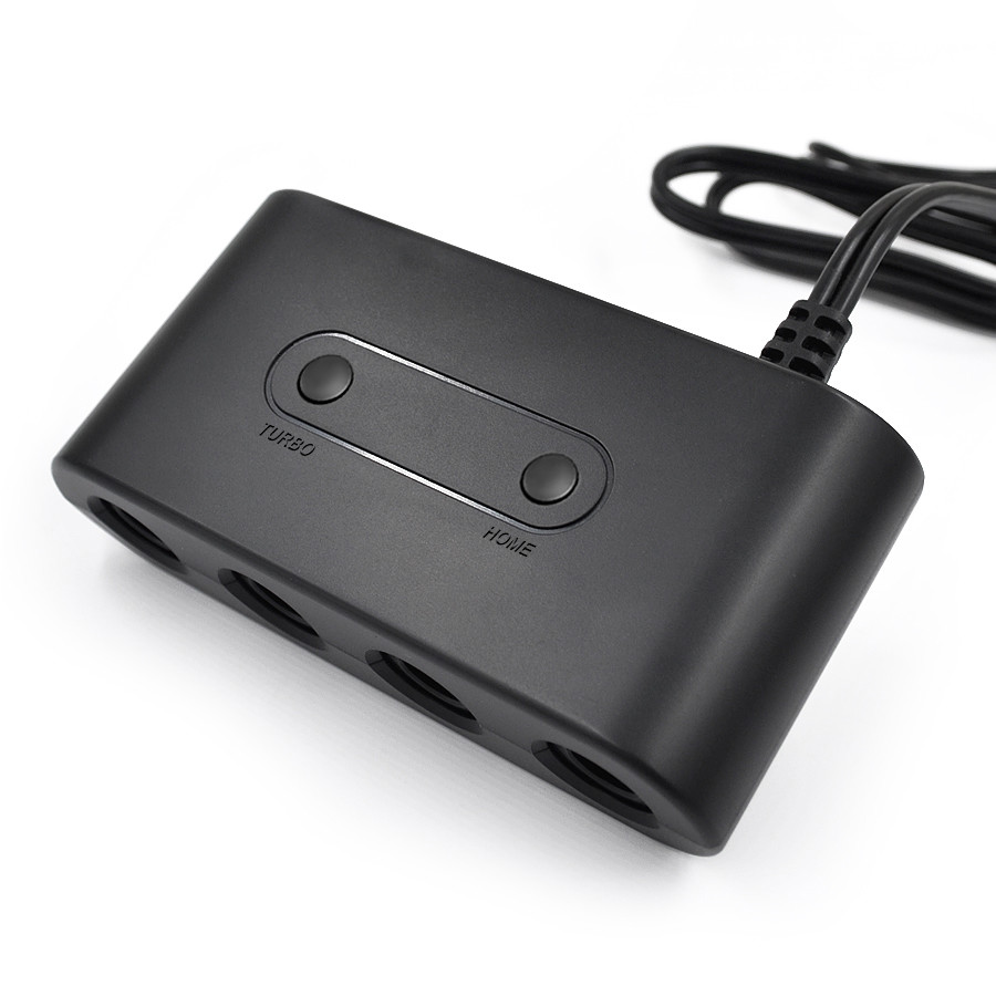 Hot New 3in1 Switch Adapter 4 Ports for Nintend GameCube GC Controllers USB Adapter Converter for WIIU PC for NS