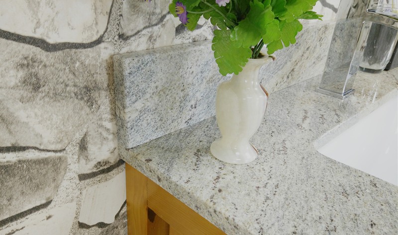 Kashmire Bathroom Vanity Countertops For Restaurant Pure White Color