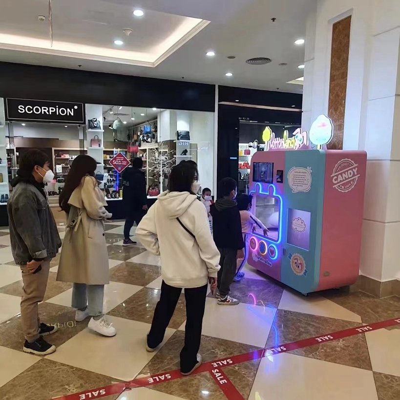 SDK Smart Candy Floss Machine 300kg Automatic Candy Floss Machine