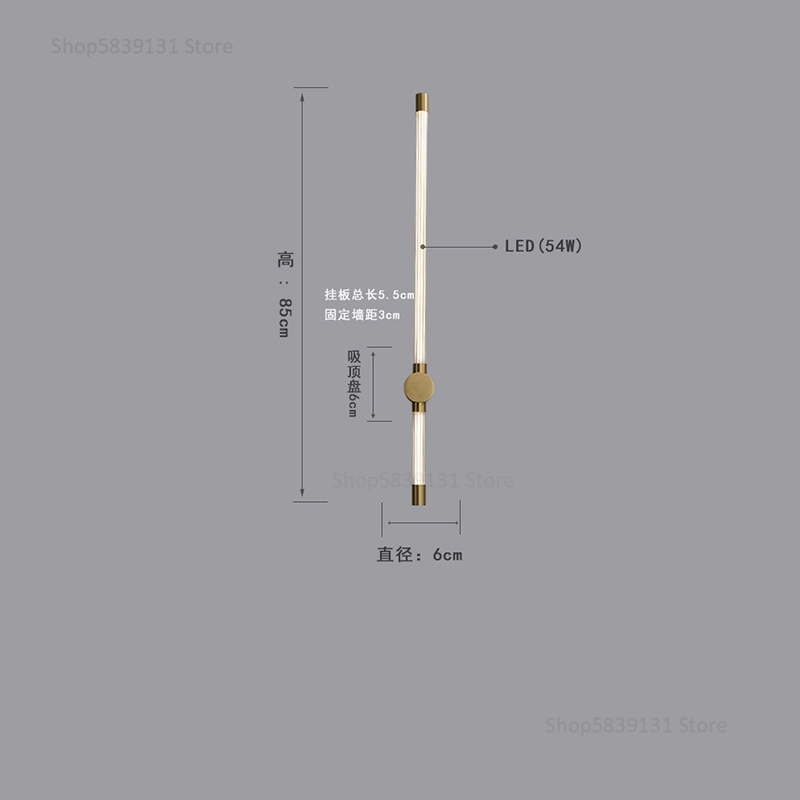 Modern Geometric Lines Wall Lights Bedside Living Room Background Wall Luxury Gold Wall Lights(WH-OR-262)